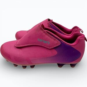 Carter's Pink & Purple Soccer Cleats Youth 13 FICA Sports Activewear Kidcore